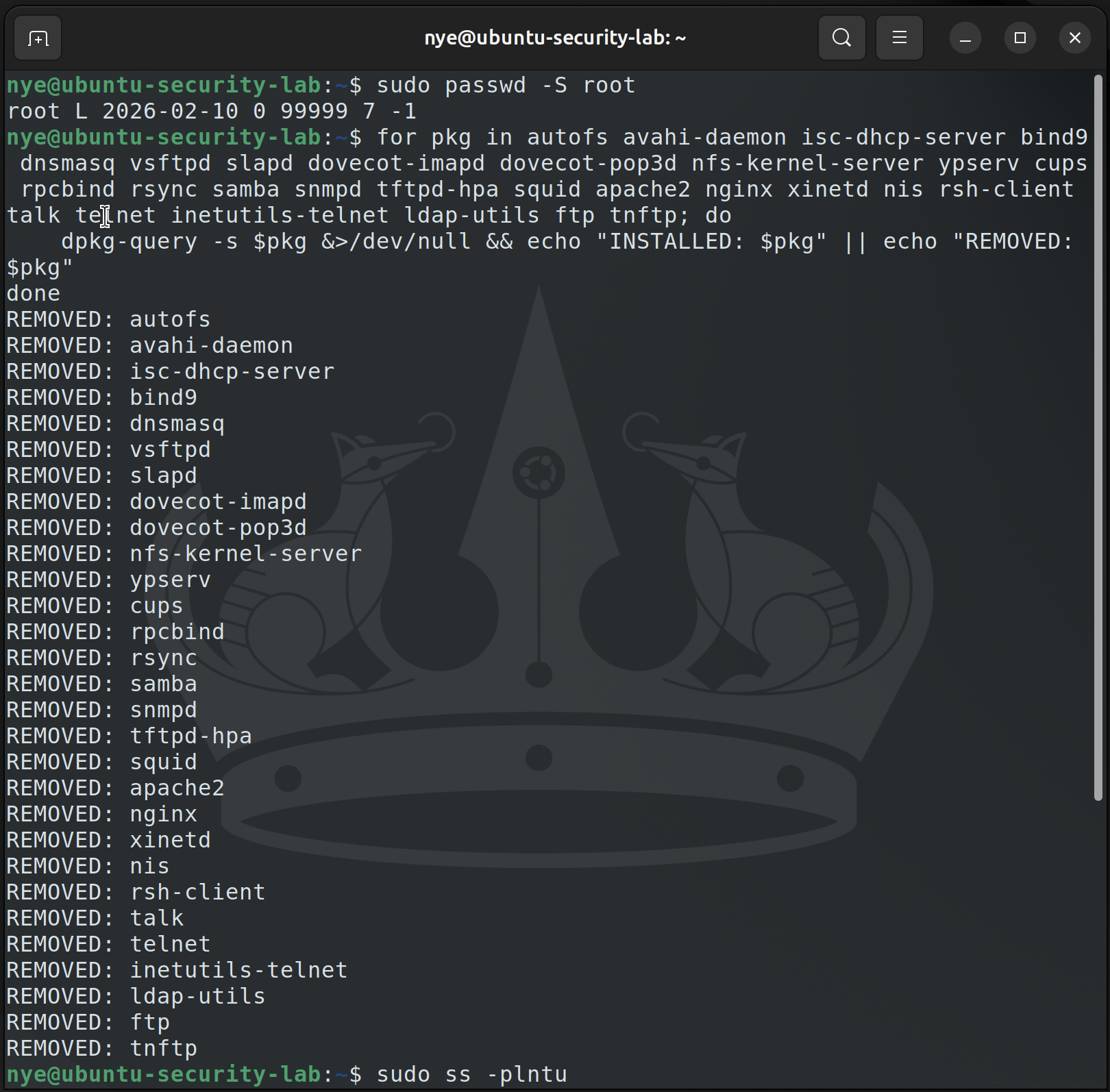 Patch Management & System Hardening